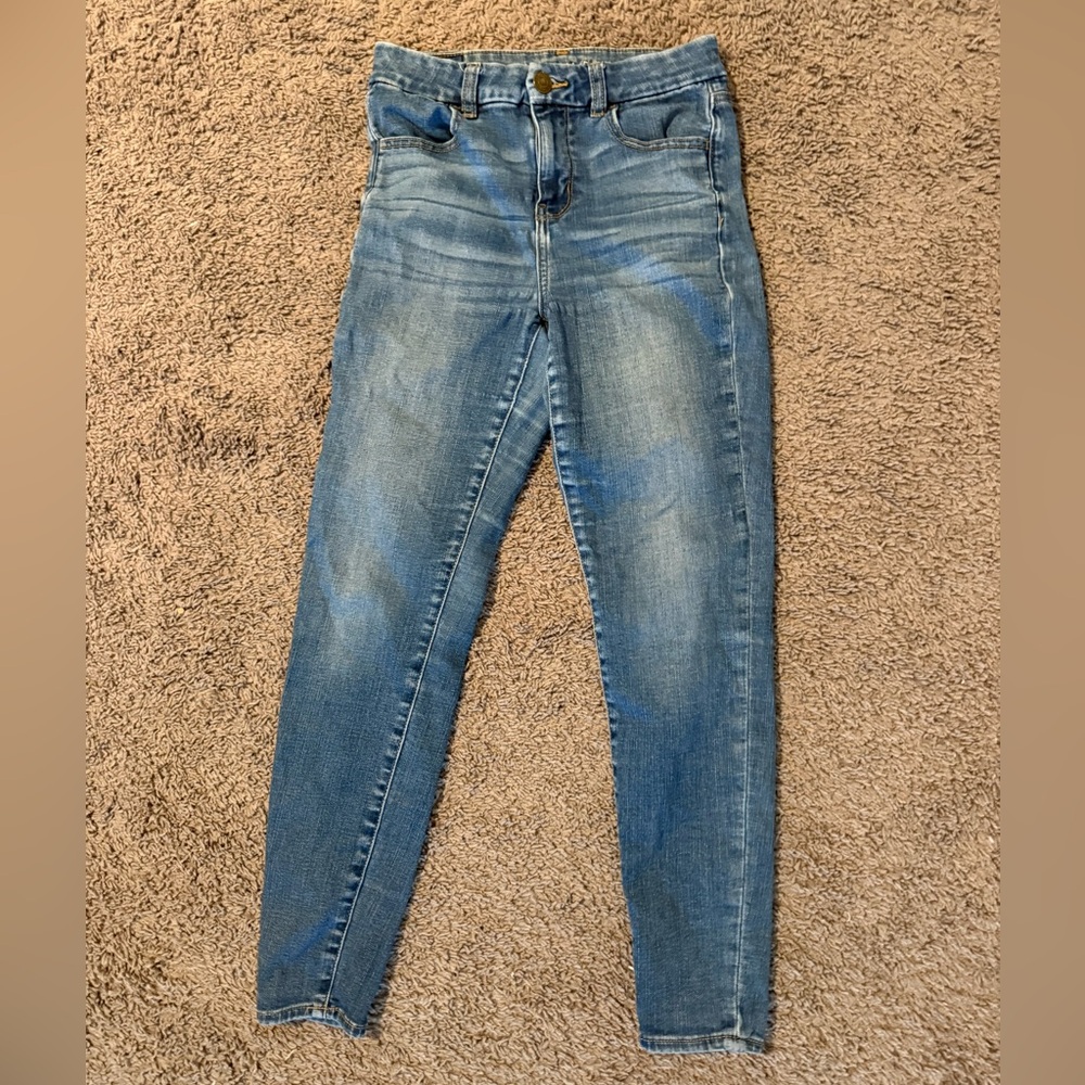 American Eagle Curvy Hi-Rise Jeggings 4 Regular